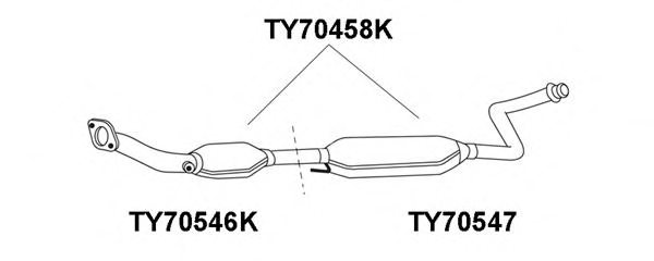 VENEPORTE TY70547 Front Silencer